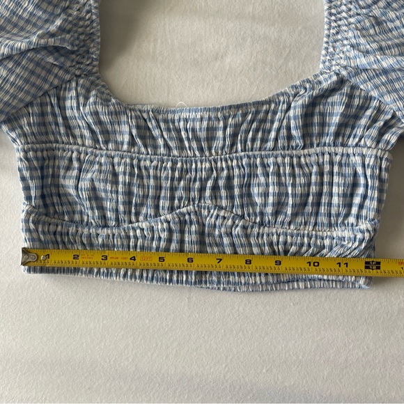 SONG OF STYLE size Small Cassia Top in Blue & White - Picture 7 of 9